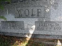 Wolf, Fred C., Sr. and Anna I